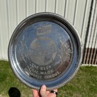 Vintage Early 1900s Schlitz Beer Pre-prohibition Etched Nickel Plated Tray