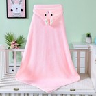 Organic Cotton Hooded Baby Towel Newborn Kids Bath Wrap Bear Bunny Elephant