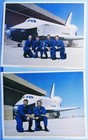 Nasa Lithograph Photo Lot Of 4 Vtg  77 Space Shuttle Enterprise Approach Landing