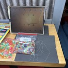 Vtg Lite Brite Bright Lot Sheets Refills Patterns Pegs Letter Numbers