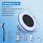 Solar Pool Ionizer For Above Ground Pool Up To 45 000 Gal Floating Pool Cleaner