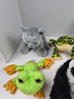 Ganz Webkinz Plush Stuffed Animals Lot  No Codes Collector Bundle Frog Cat Dino