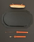 Antique 1920   s Peach Pearl Tone art Deco celluloid Dresser Vanity Set glamour