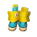 Vintage 1980s Converse Hinee High Tops Made In Usa Size 6 Roll Top
