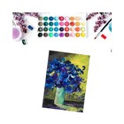 Limited Edition Aceo Art Print  50 Acrylic Floral Bouquet Painting Free Ship
