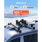 Uimoso Ski   Snowboard Roof Rack Carrier For 6 Skis Or 4 Snowboards