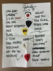 Pearl Jam Eddie Vedder Guitar Picks And Setlist 2025 Lot Of 5 