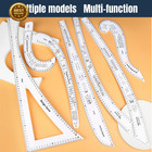 7 Piece Sewing Ruler Set French Curve Pattern Making Tailor Measuring Tools