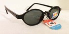 2 Pair Vintage Small Oval Black   Tortoise Polarized Sunglasses Plus Free Cases