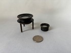 Early Antique Bausch   Lomb Optical Co  Tripod Map Magnifying Glass Extra Loupe