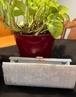Daniel Swarovski Crystal Mesh Minaudiere Clutch  Stunning Vintage Purse 