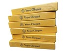 Lot Of 6 Veuve Clicquot Champagne Logo Wooden Blocks Bright Yellow 10 5    X 3 5   