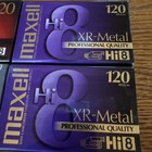 Lot Of 4 Hi8 Digital 8 Video  Tapes 120 Min    New   Sealed   Tdk  Maxell  Sony