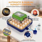 25 Egg Incubator For Hatching Eggs  Chicken Incubator With Automatic Turner 