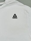 Reebok Performance T Shirt Mens 2xl White Athletic Training Gym Short Sleeve Tee