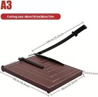 Guillotine Paper Cutter 18 Inch - Professional Large Paper Heavy Duty Trimmer  1