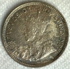 1929 Newfoundland Silver Five Cents Coin Uncirculated 5c Canadian Crowned Bust