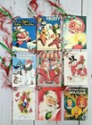 9 Retro Style Christmas handmade gift Tags scrapbooks junk Journals crafts