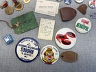 Political Pin Button Junk Drawer Lot Box Usa Vintage Duane B Rhodes Usn Is