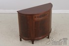 57124  Biggs Mahogany Inlay Federal Style Demilune Console