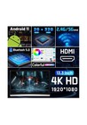 13 3 Inch 2g 32g Android 11 Dual Car Headrest Video Player rear Seat Car Tv