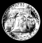 1963-p Silver Franklin Half Dollar Gem Bu Uncirculated 90  Silver From Obw