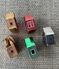 Vintage Wilbur Suchard Chocolate Village Candy House Containers Lititz  Pa Rare 