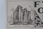 Vintage Ford Hotels Advertising Ink Blotter