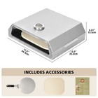 Grill Top Pizza Oven W  Pizza Cutter Portable Outdoor Pizza Maker W  Thermometer