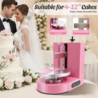 Birthday Cake Cream Smooth Coating Decor Machine Cake Cream Spreading Machine