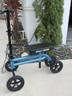 Kneerover 4-wheel Knee Walker Scooter Adjustable Height Adult Blue black