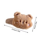 Cartoon Cute Rabbit Teddy Bear Hairpin Women Girl Hairpin Plush Animal Side Clip