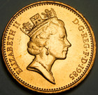 Great Britain Penny  1985 Gem Unc 1st Year Ever Minted free Shipping