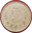 Panama   Colon   S  Soracco Merchant Token 5 Cents Ca  1880   Very Nice Grade