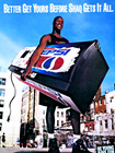 Shaq O neal Pepsi Vintage 1994 Original Print Ad 8 5 X 11 