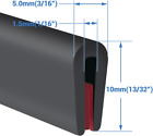 Rubber Edge Trim  Self-adhesive Rubber Edge Trim  Edge Protector For Sheet Metal