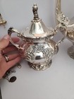 Reed   Barton King Francis 3 Pc Set Coffee Pot 1650 Sugar Bowl 1652 Creamer 1653