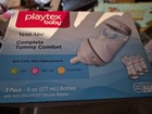 Playtex Baby Ventaire  Anti-colic  6 Oz - 3 Bottles New Unused 0-3 Mo Slow