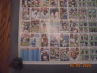 1979 Topps Football Uncut Half Sheet  66 Cards  Ex