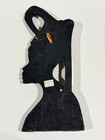 Vintage Hand Carved Ghana African Woman Wall Sculpture 20  Black Wood Bust Art