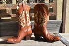 Vintage Women s Justin Inlay Boots   1979 Anniversary Edition W  Original Box