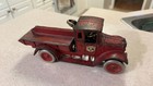 Vtg Arcade Baby Red Cast Iron International Harvester Pickup Toy Truck