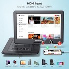 19  Full Hd Portable Dvd Player 16  Large Screen Hdmi 1080p 5000mah Battery Mp4