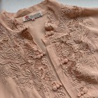 Vintage Chinese Pink Embroidered Silk Blouse
