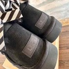 Ugg Bailey Bow Ii Diagonal Stripes Black Suede Sheepskin Women s Boots Size 9