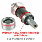 Omni Racer Cromoly Steel Jis Square Taper Bottom Bracket  103-127mm Lengths
