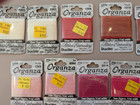 Bucilla Organza Ribbon Embroidery 5mm 18mm 24mm Sealed  Lot Of 9  Pink Red Ivory