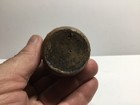 Small Antique Stoneware Ink Bottle 3 1 4 Inches Tall 