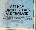 1964-1967 National Geographic Viet Nam Cambodia Laos Thailand Maps X2