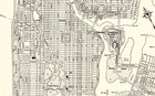 1943 Vintage Manhattan Street Map Bronx City Map New York City Map Wall Art 2467